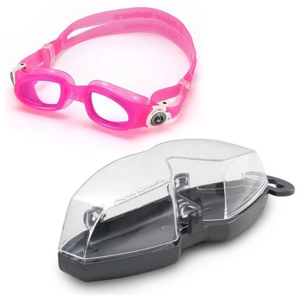 Aqua Sphere Moby Kid Clear Lens Pink-White 3 Aqua Sphere Moby Kid Clear Lens Pink-White - Afbeelding 3