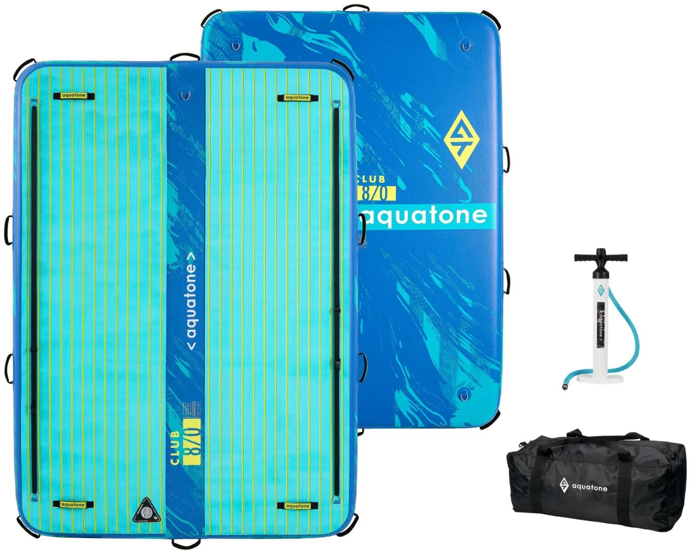 Aquatone Club 8'0"Dropstitch Air Platform Blue 1 Aquatone Club 8'0"Dropstitch Air Platform Blue