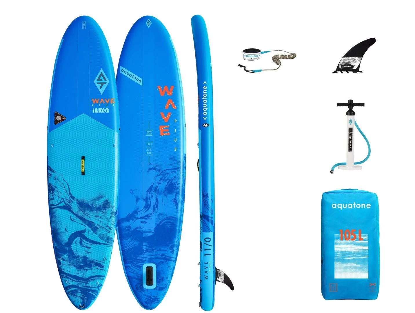 Aquatone Wave Plus 11'0" SUP Only Blue 1 Aquatone Wave Plus 11'0" SUP Only Blue