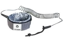 Aztron 8' Basic Coil Leash Gray