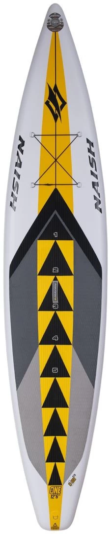 Watersporten Verkoopwinkel 25 Naish ONE ISup 12'6" Yellow-Black