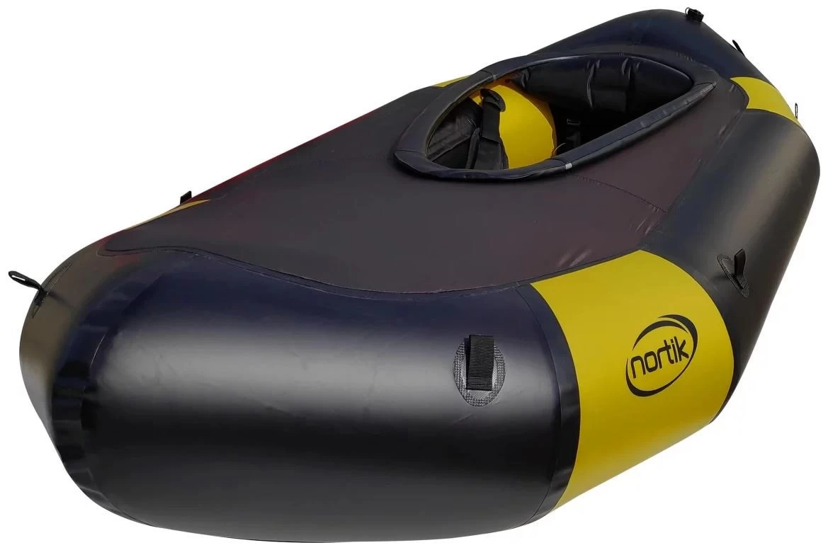 Nortik TrekRaft Expedition Met Afdekzeil Packraft Yellow-Black 2 Nortik TrekRaft Expedition Met Afdekzeil Packraft Yellow-Black - Afbeelding 2