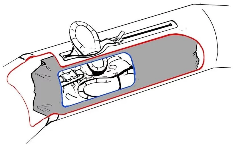 Nortik TrekRaft Expedition Met Afdekzeil Packraft Yellow-Black 4 Nortik TrekRaft Expedition Met Afdekzeil Packraft Yellow-Black - Afbeelding 4