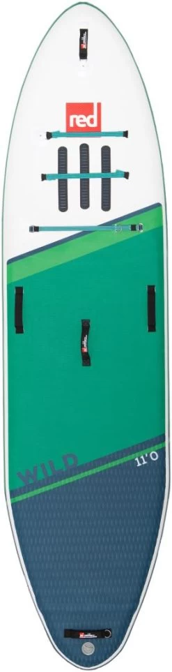 Red Paddle Co. Red Paddle Co 11'0 Wild MSL Inflatable SUP White-Teal-Dark Blue -Watersporten Verkoopwinkel red paddle co 11 0 wild msl inflatable sup white teal dark blue 2
