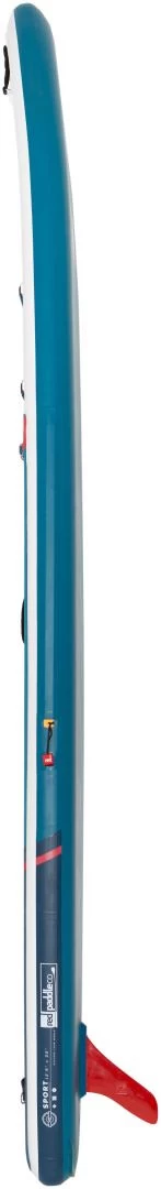 Red Paddle Co. Red Paddle Co 12'6 Sport MSL Inflatable SUP + Hybrid Tough Paddle White-Blue-Dark Blue 4 Red Paddle Co. Red Paddle Co 12'6 Sport MSL Inflatable SUP + Hybrid Tough Paddle White-Blue-Dark Blue - Afbeelding 4