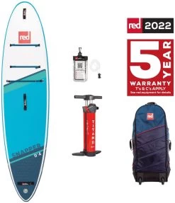 Red Paddle Co. Red Paddle Co 9'4 Snapper MSL Kids Inflatable SUP White-Blue-Dark Blue -Watersporten Verkoopwinkel red paddle co 9 4 snapper msl kids inflatable sup white blue dark blue 4