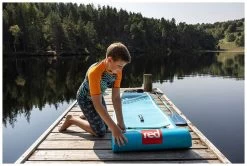 Red Paddle Co. Red Paddle Co 9'4 Snapper MSL Kids Inflatable SUP White-Blue-Dark Blue -Watersporten Verkoopwinkel red paddle co 9 4 snapper msl kids inflatable sup white blue dark blue 8