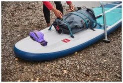 Red Paddle Co. Red Paddle Co 9'6 Compact MSL Inflatable SUP White-Teal-Dark Blue -Watersporten Verkoopwinkel red paddle co 9 6 compact msl inflatable sup white teal dark blue 9