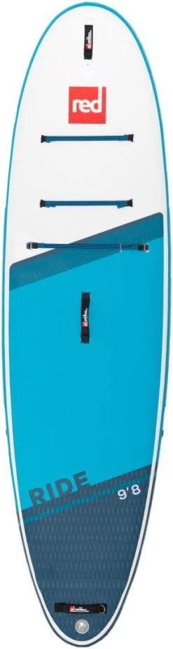 Red Paddle Co. Red Paddle Co 9'8 Ride MSL Inflatable SUP White-Blue-Dark Blue -Watersporten Verkoopwinkel red paddle co 9 8 ride msl inflatable sup white blue dark blue 2